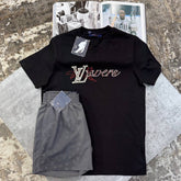 L.V SHORT SET BLACK/GREY