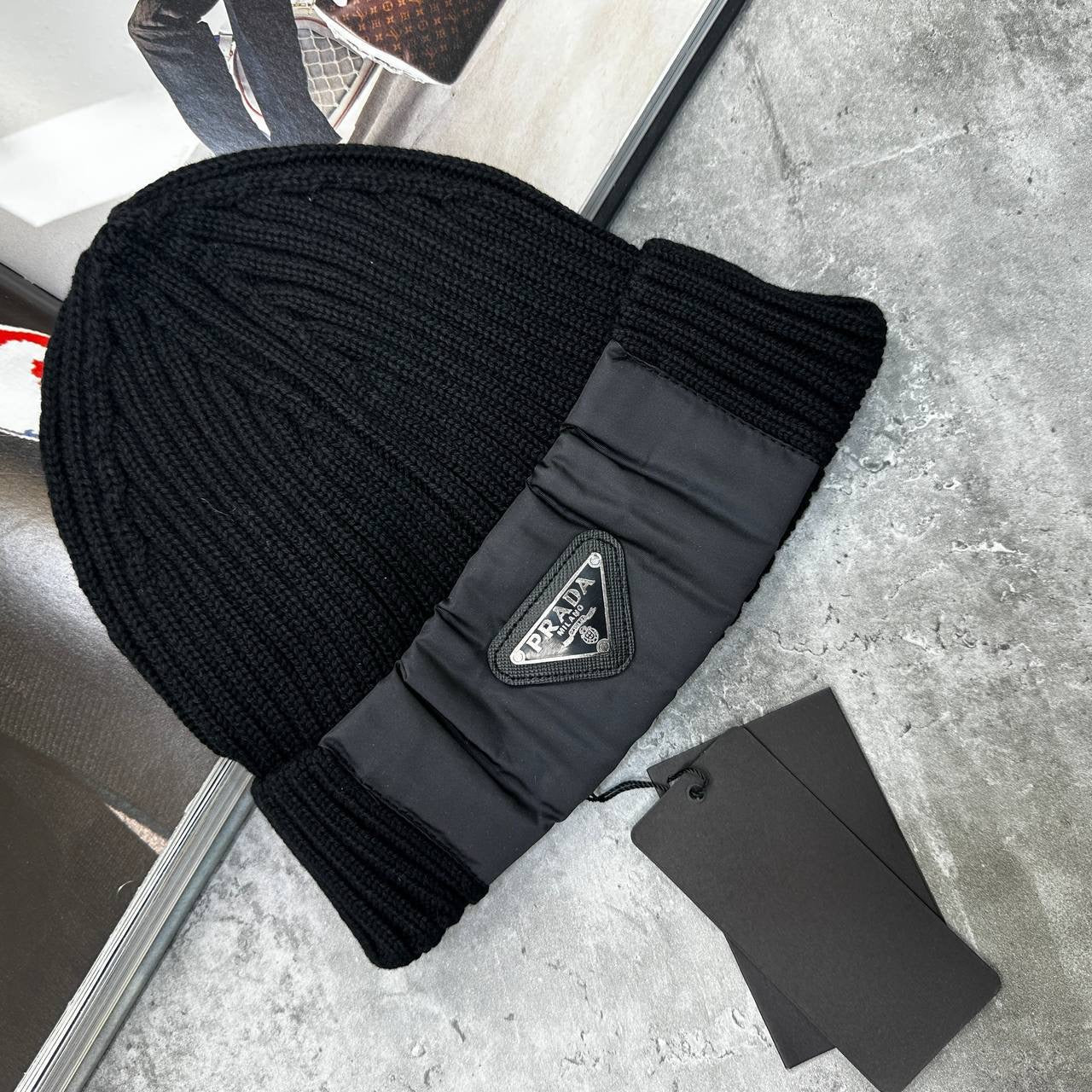 PRDA BEANIE BLACK