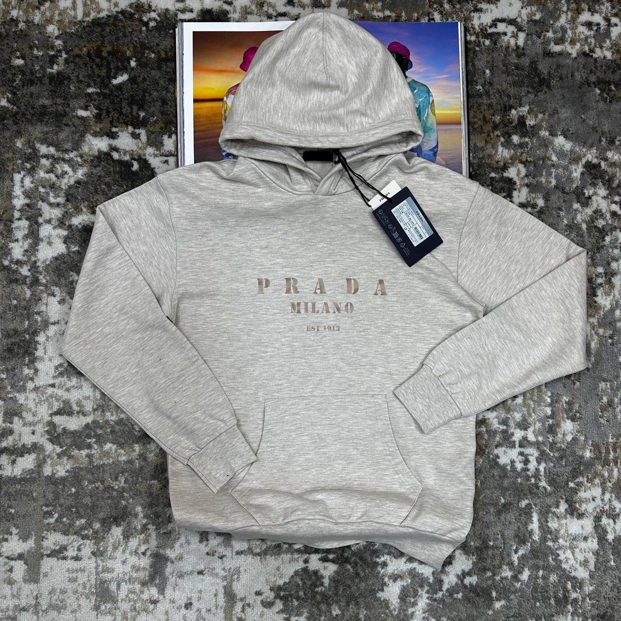 PRDA HOODIE LIGHT GREY
