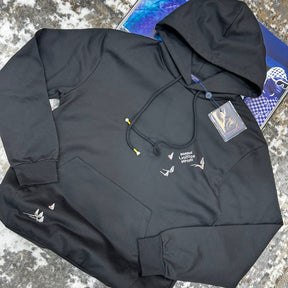 LOUS VUITTON EMBROIDERY HOODIE BLACK