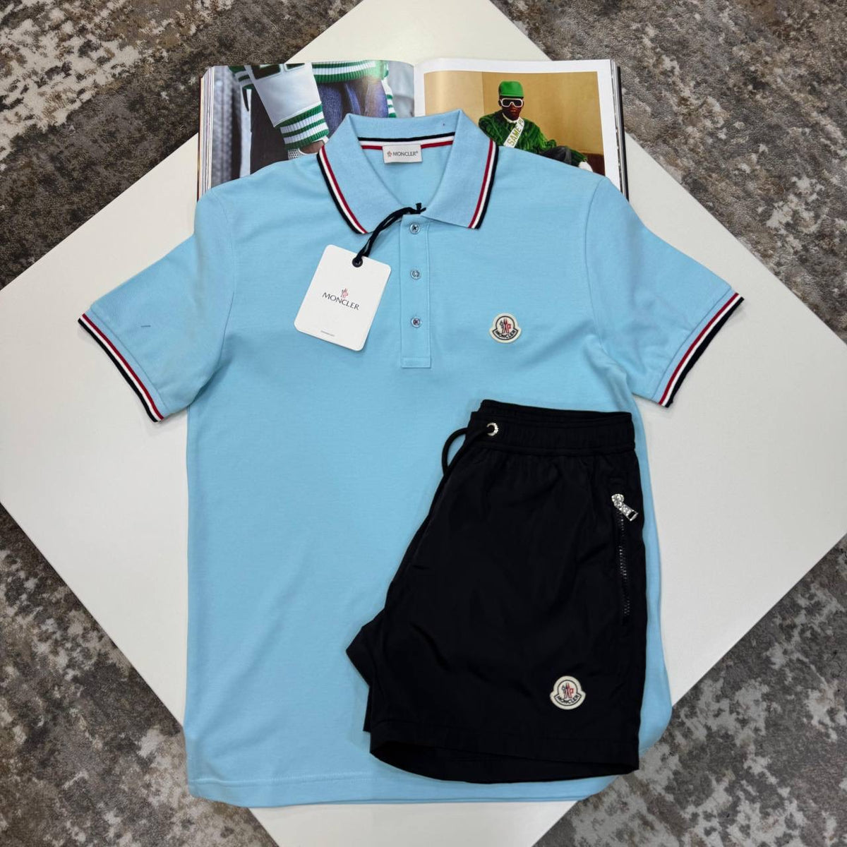 NCLR SHORT SET BLUE/BLACK