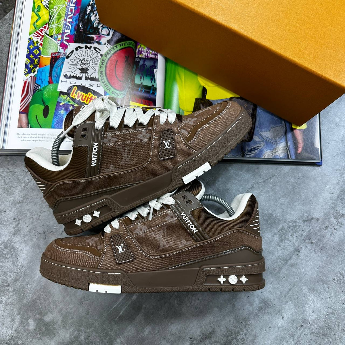 LVE TRAINER -BROWN|WHITE