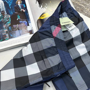 BURBERY SHORT SET WHITE/BLUE