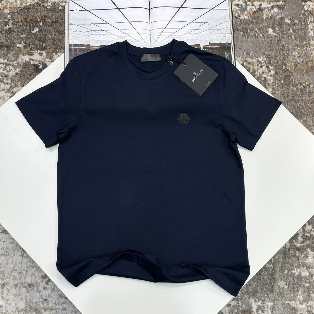MNCLR BLACK BADGE TSHIRT-NAVY