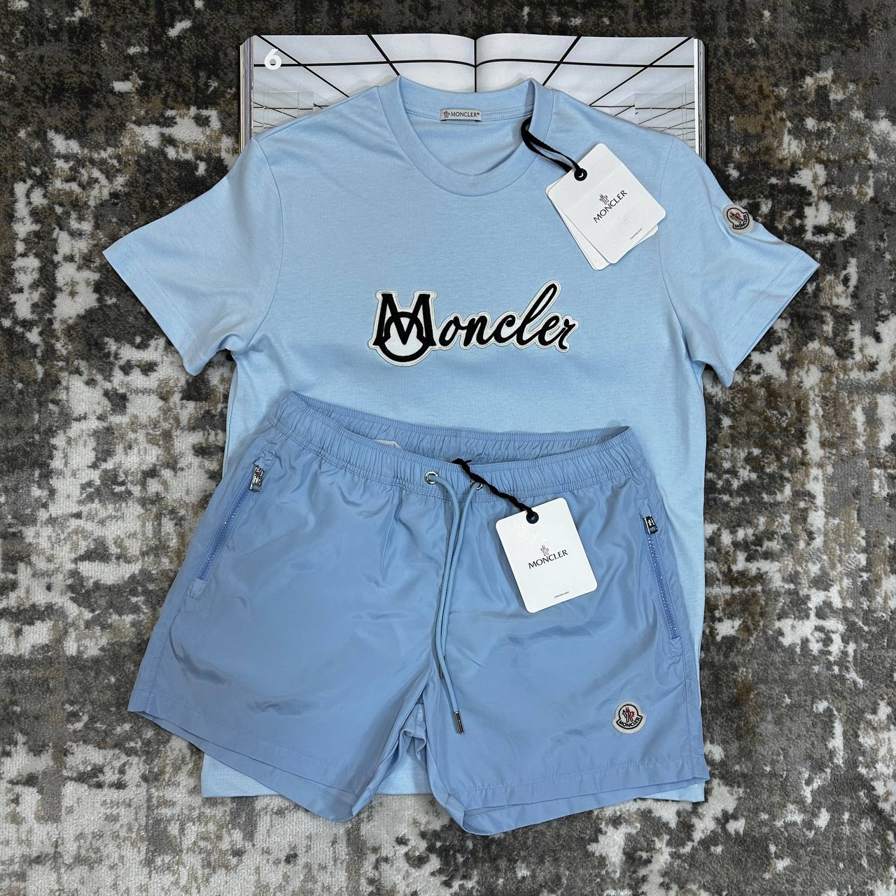 MNLR SHORTS SETS LIGHTBLUE
