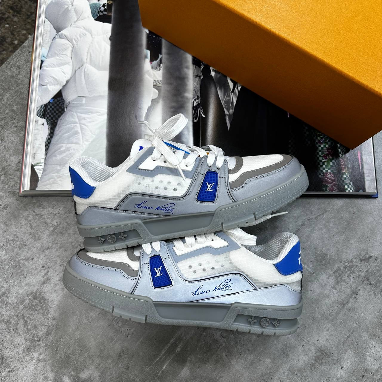 LVE TRAINER -GREY|BLUE