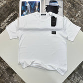 DandG METAL BADGE TSHIRT-WHITE