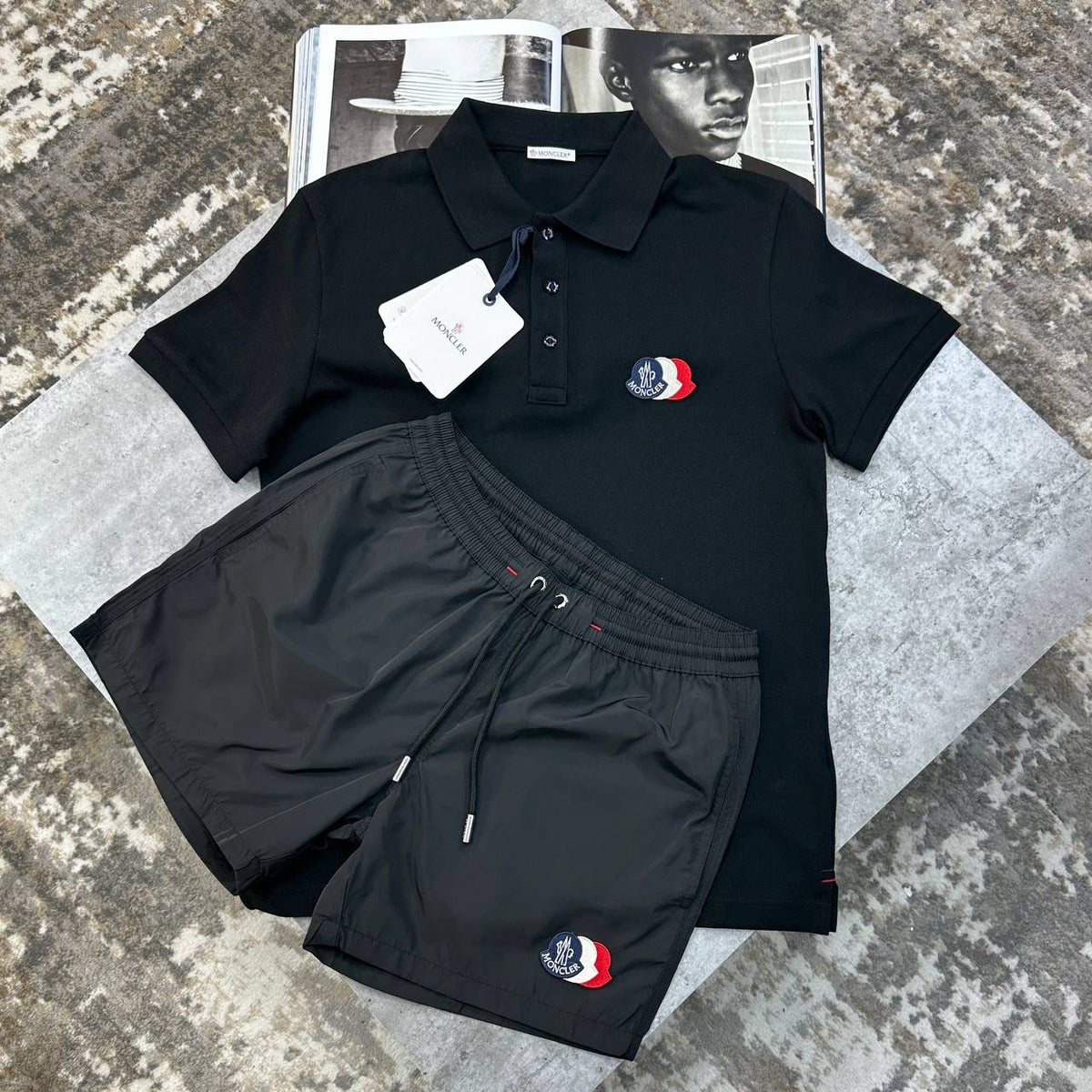 NCLR SHORT SET ALL BLACK