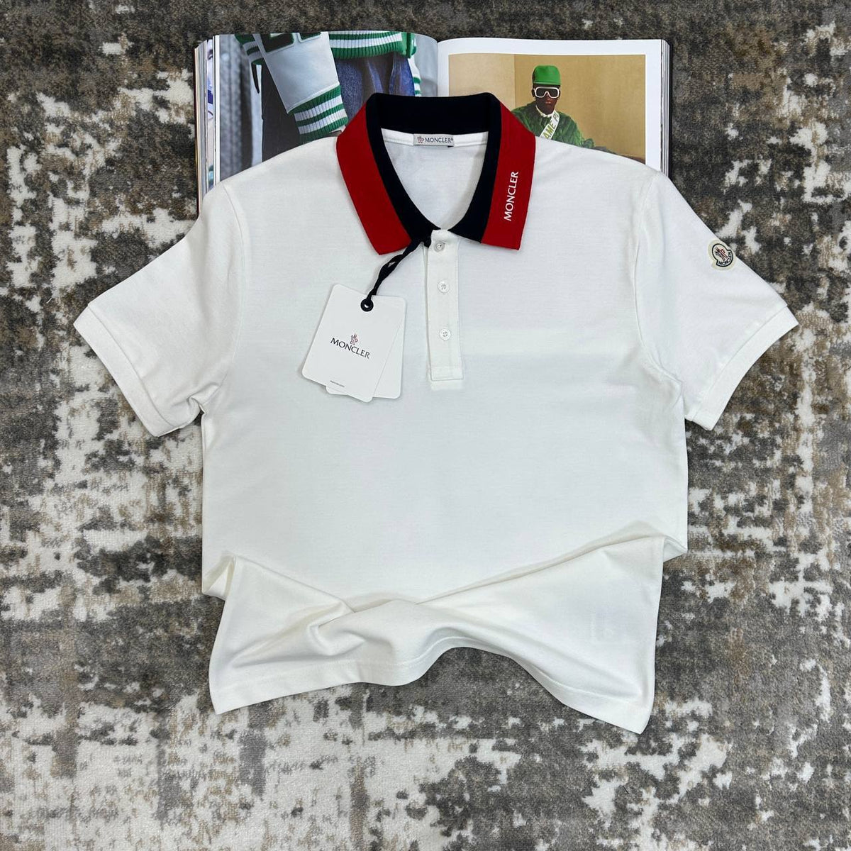 MNCLR POLO- WHITE