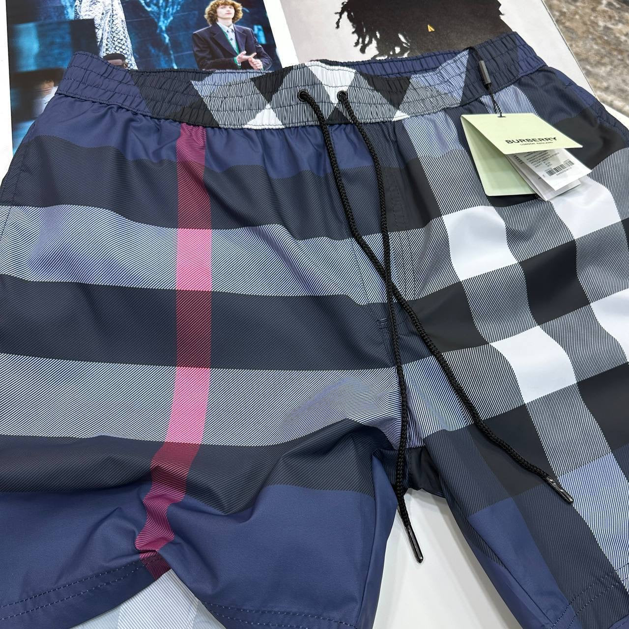 BURBERY SHORT SET WHITE/BLUE