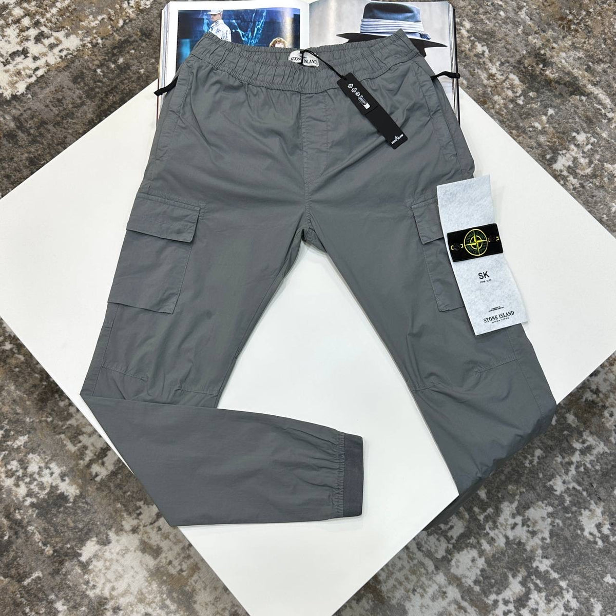 STNE CARGO PANTS-DARKGREY
