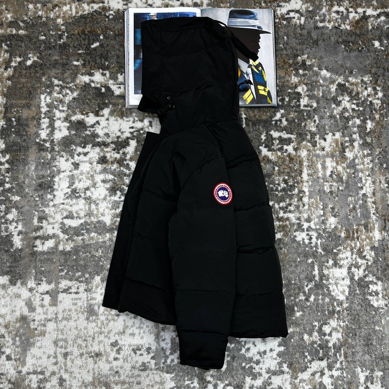 CANDA GOOSE MACMILLAN 
WITH DUCK DOWN FUR - BLACK