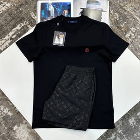 L.V SHORT SET ALL BLACK