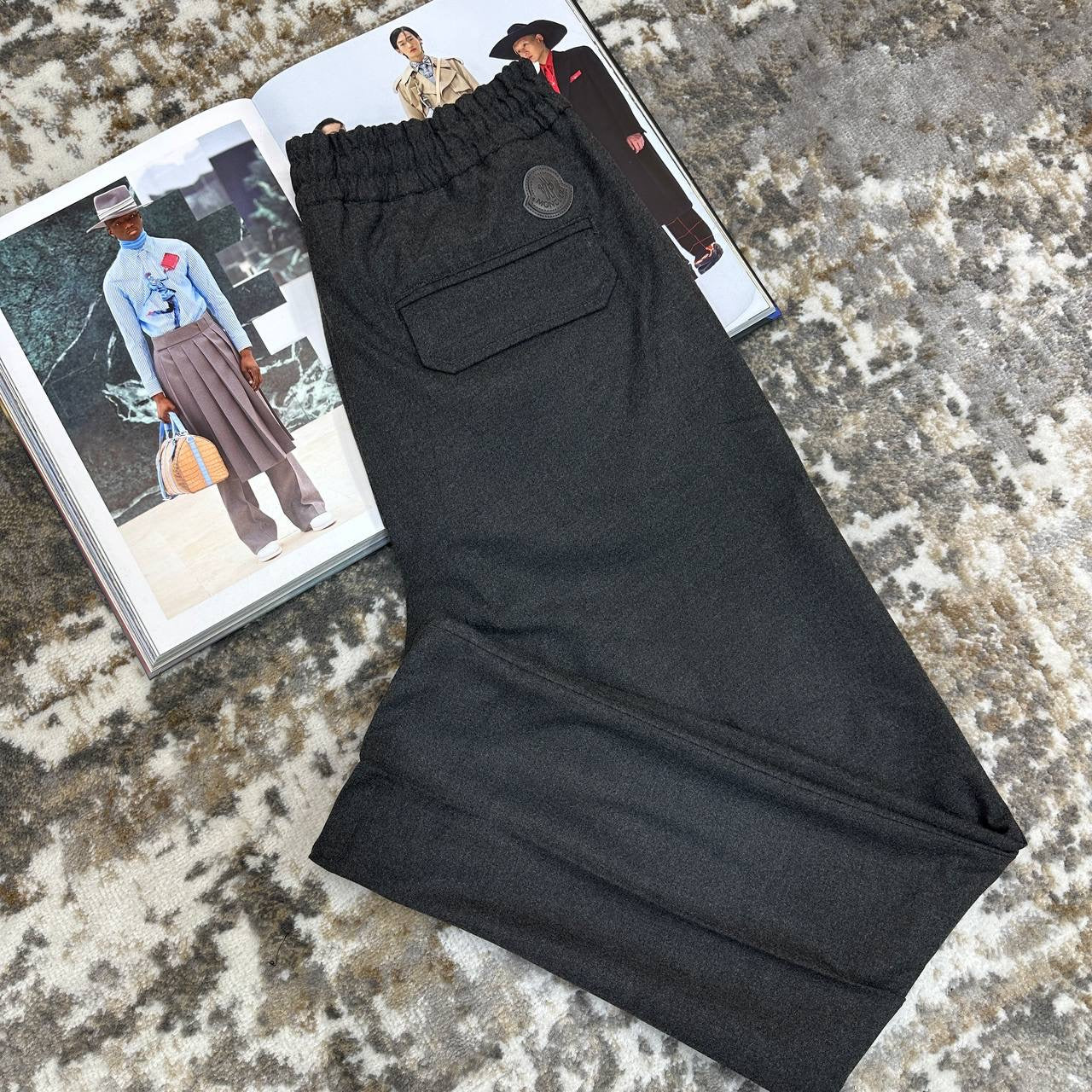 MNCLR PANTS WITH BACK POCKETS CHARCOAL