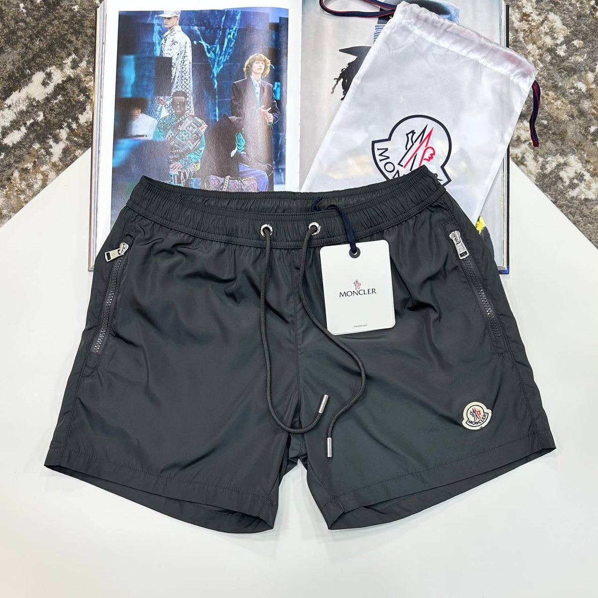 NCLR SWIM SHORT DARK GREY