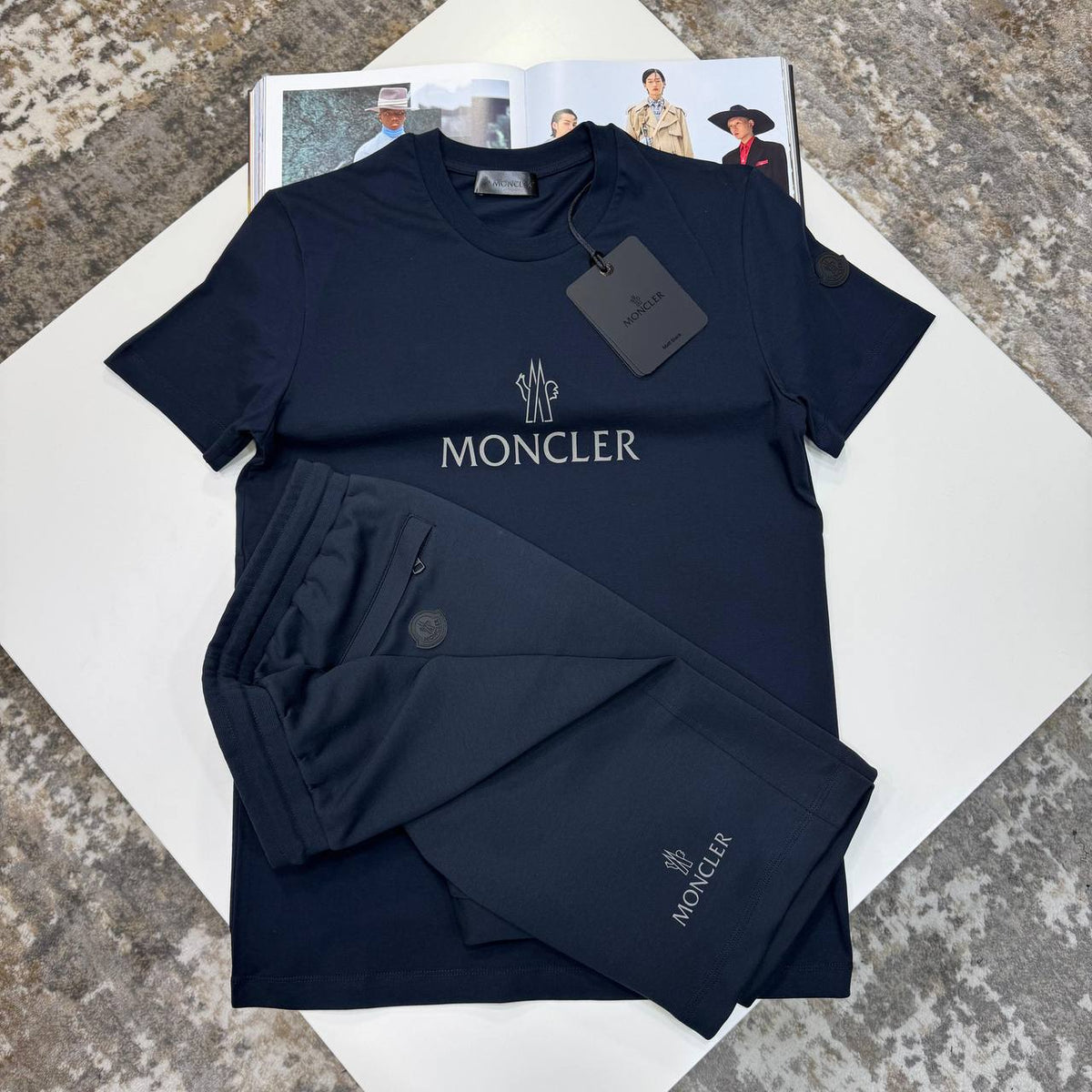 NCLR SHORT SET ALL NAVY