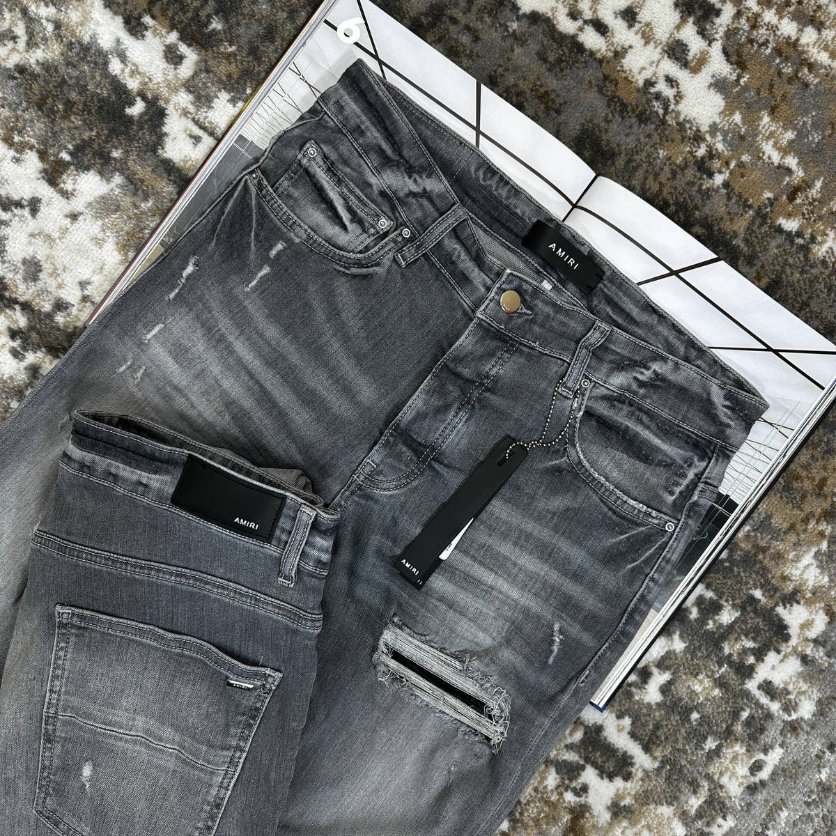 AMRI SLIM FIT JEANS GREY