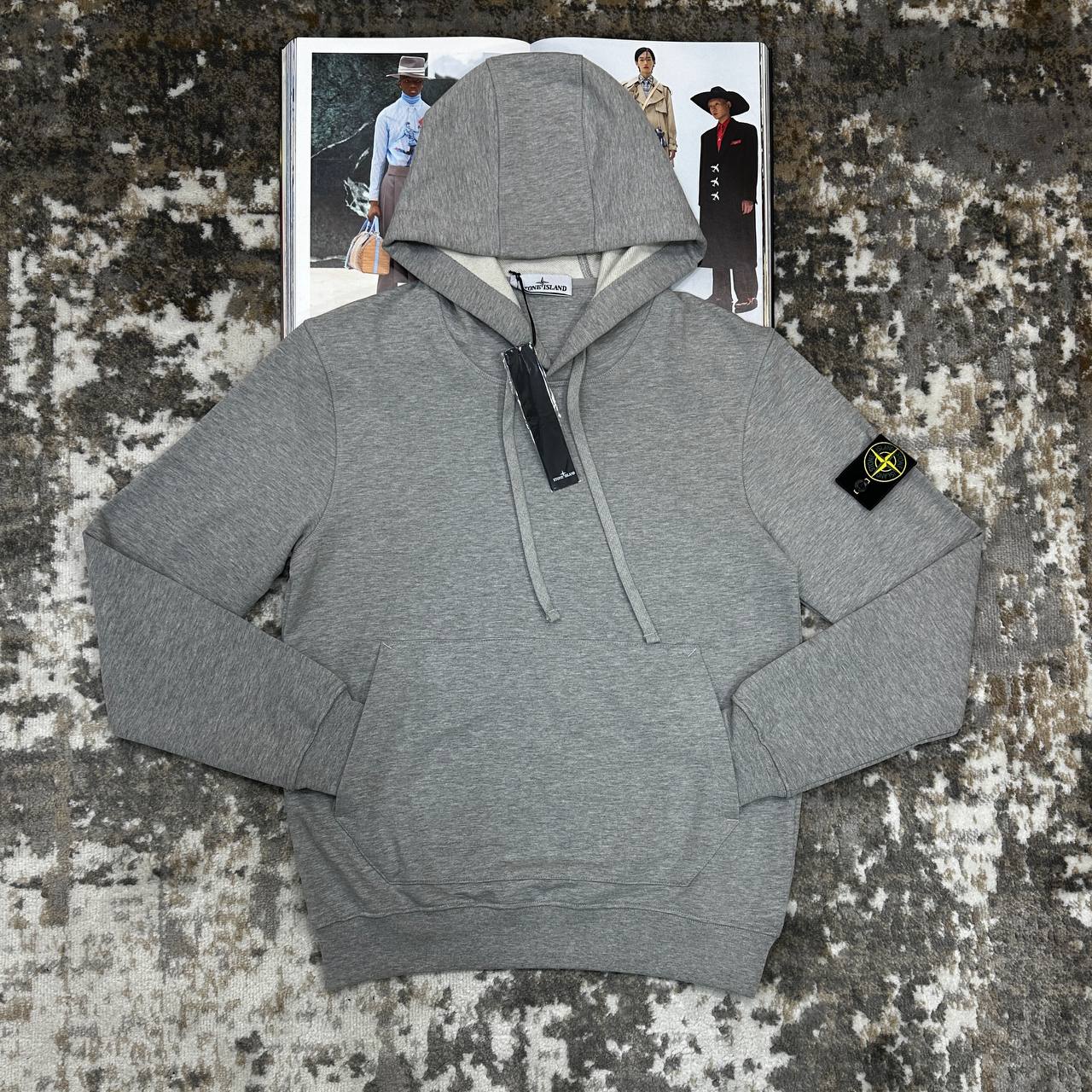 STNE HOODIE-LIGHT GREY
