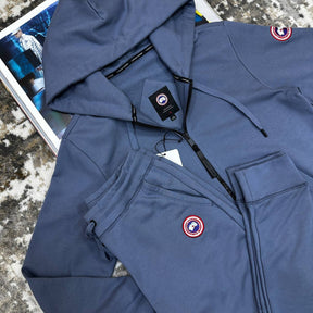 CNDA GOOSE TRACKSUIT-AAURE BLUE WITH RED BADGE