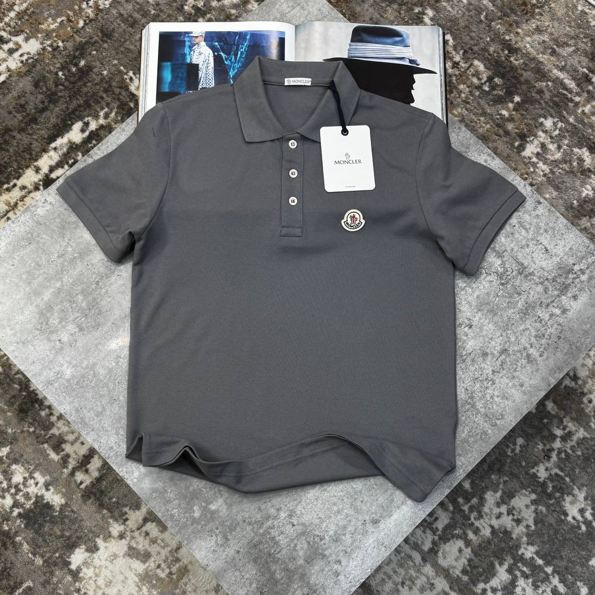NCLR POLO- GREY