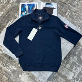 CG SIDE RED BADGE HALFZIP NAVY