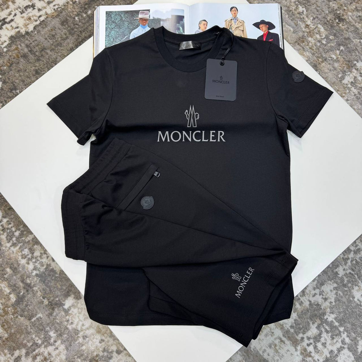 NCLR SHORT SET ALL BLACK