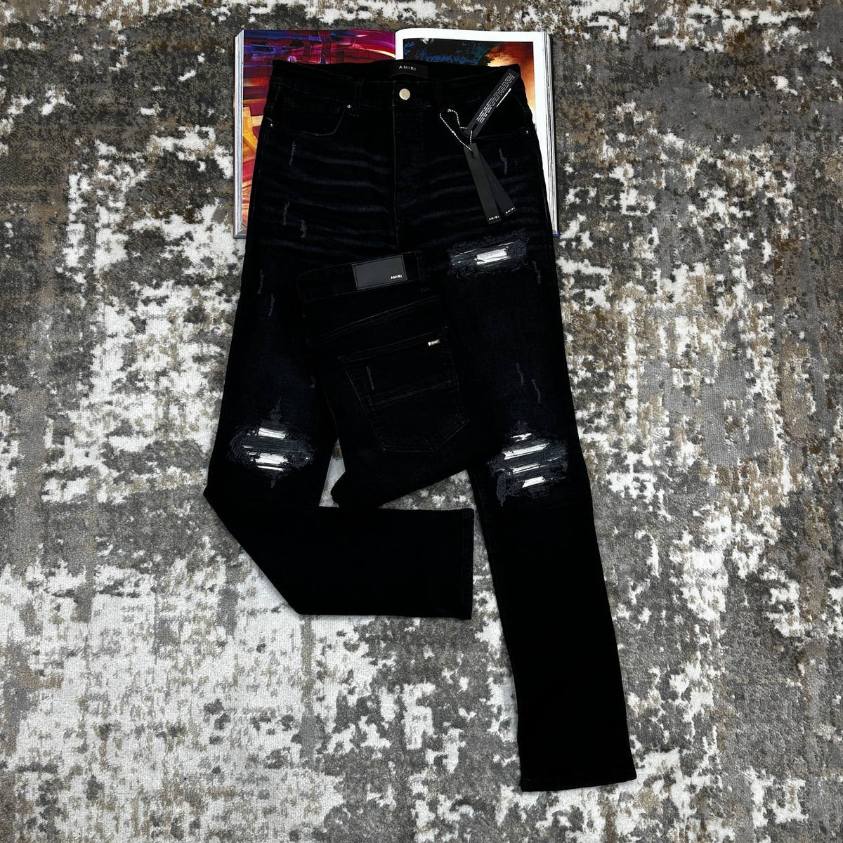 AMIRI SLIM FIT JEANS BLACK