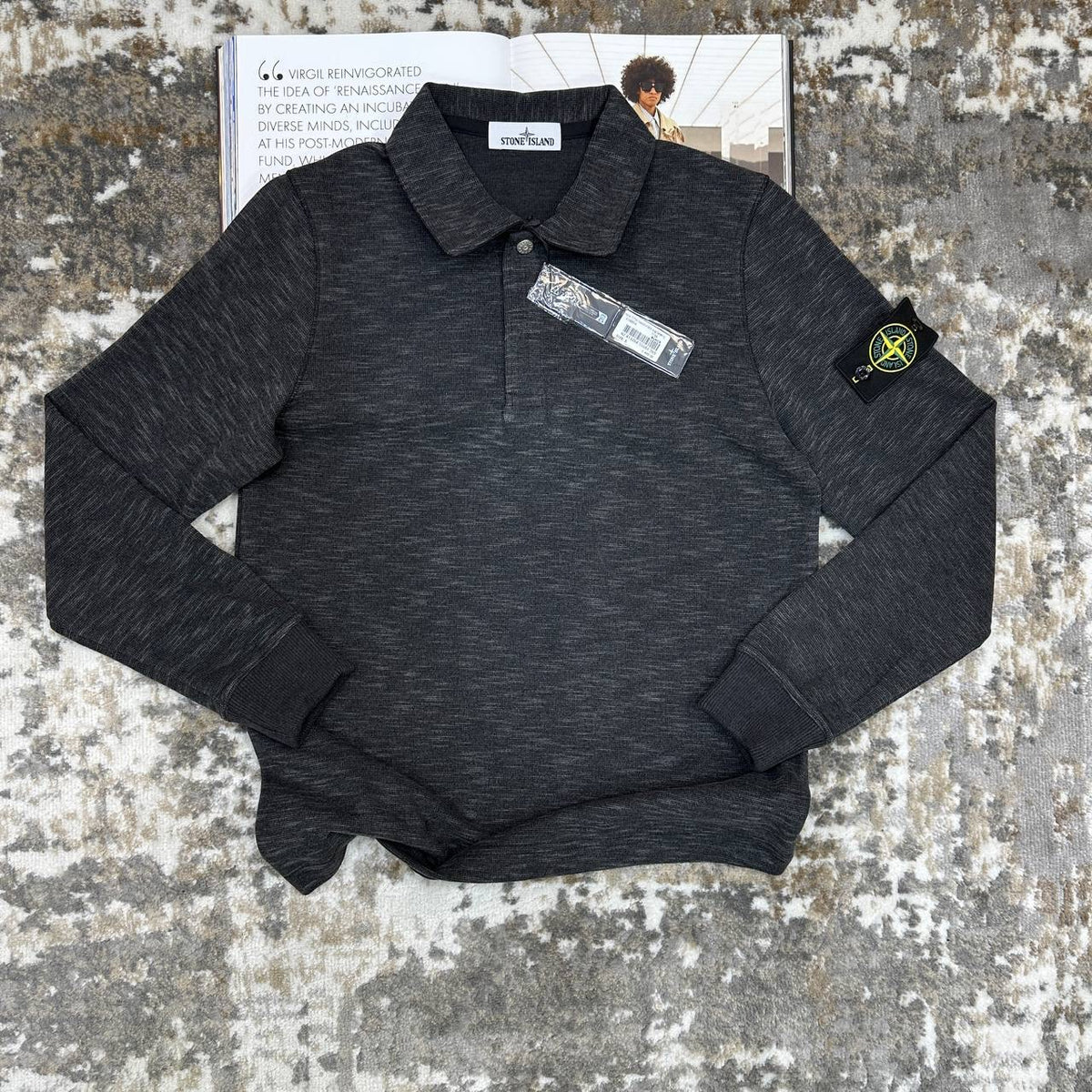 STNE ISLAND JUMPER BLACK