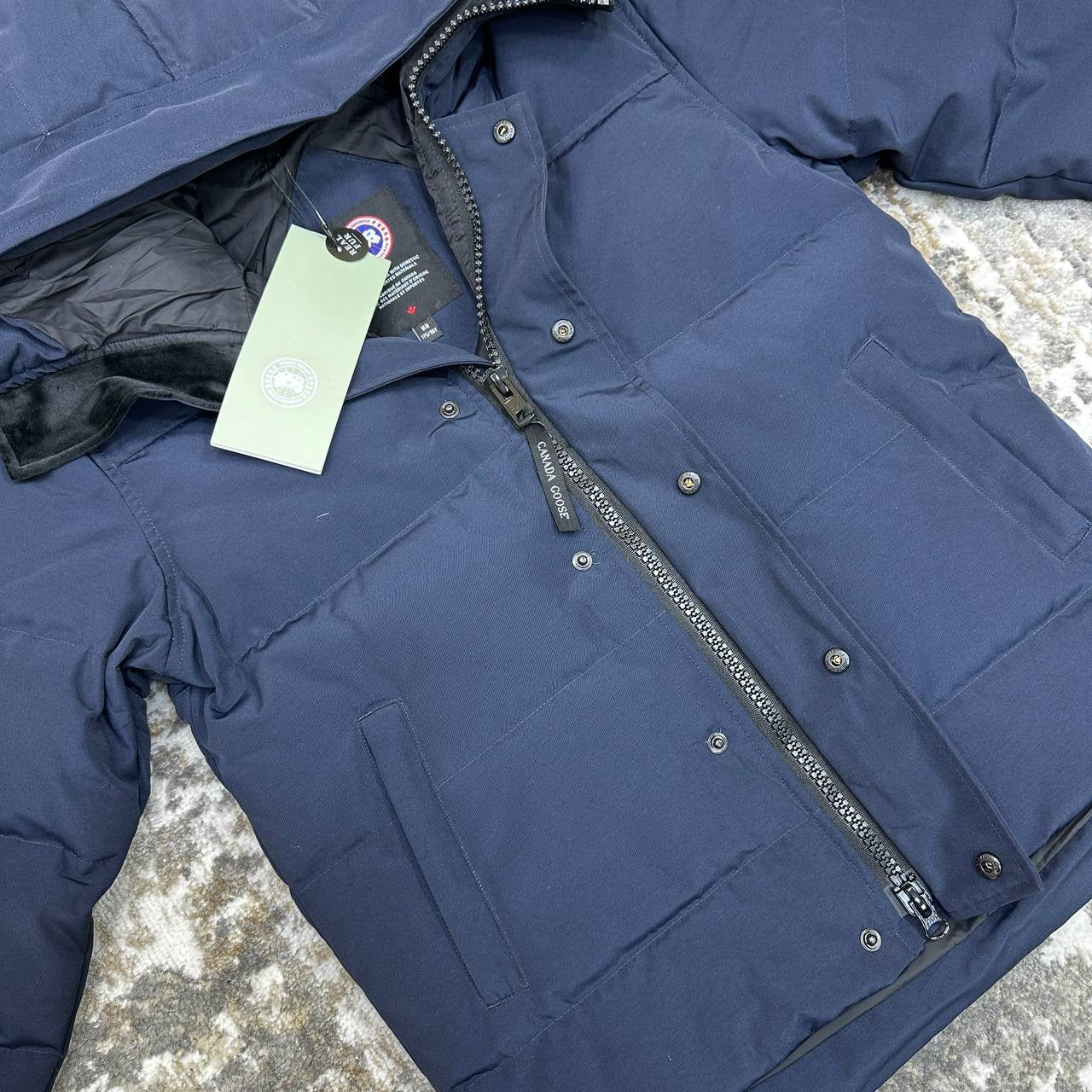 CANDA GOOSE MACMILLAN 
WITH DUCK DOWN FUR - NAVY