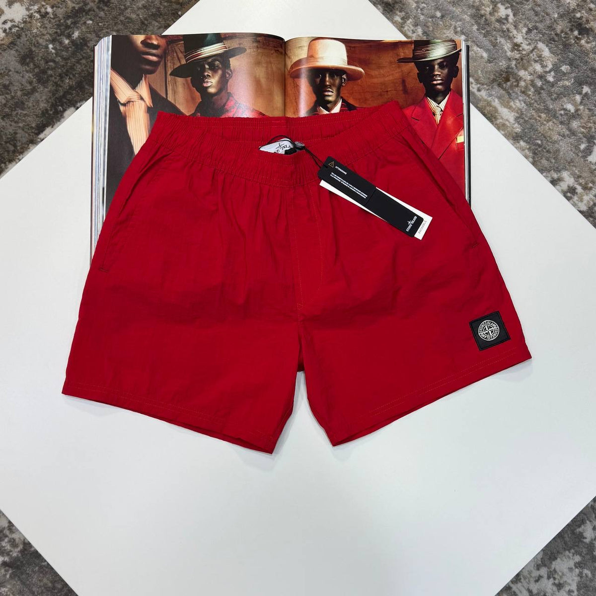 TONE SWIM SHORT RED