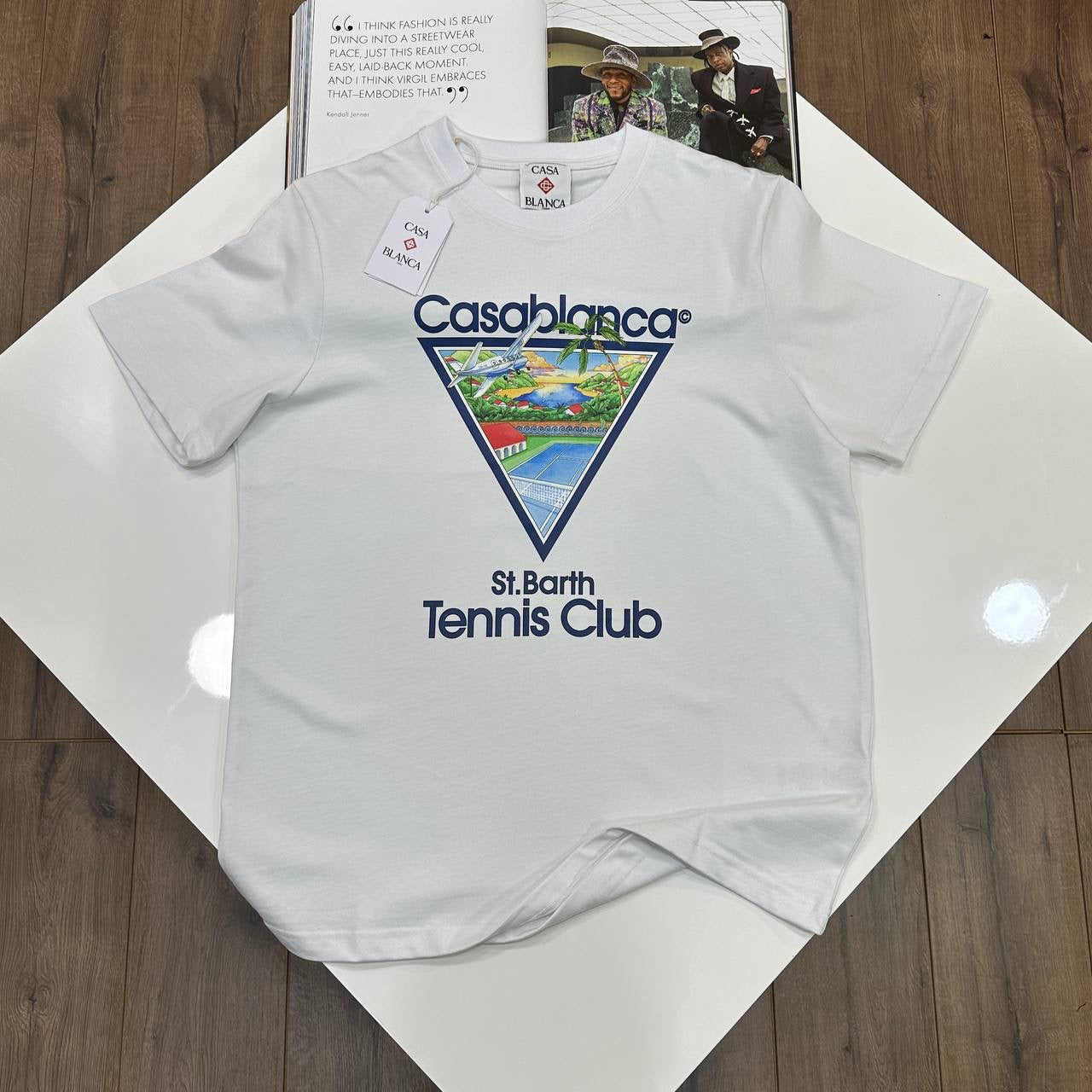 CASA BLNCA TSHIRT-WHITE
