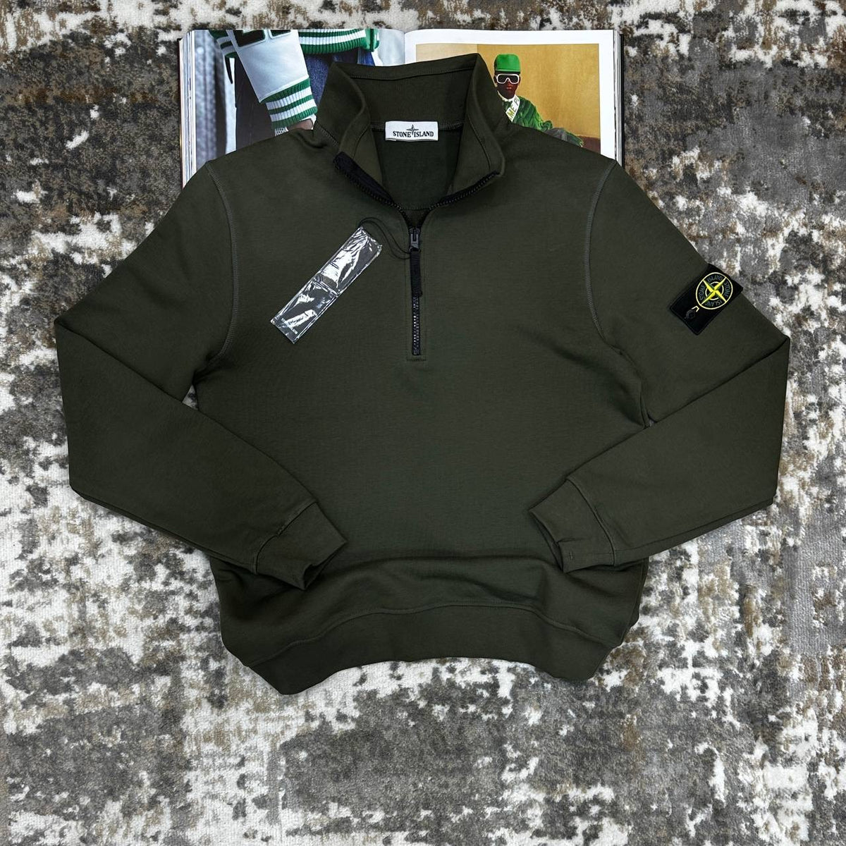 STNE HALFZIP-KHAKHI