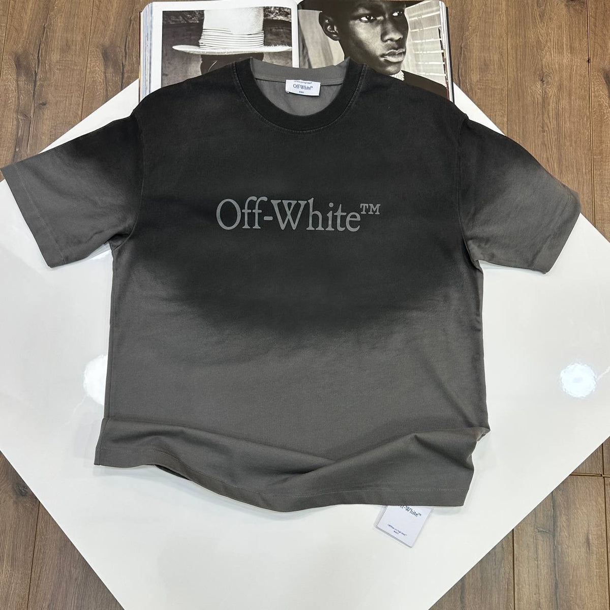 OF-WHITE TSHIRT-BLACK