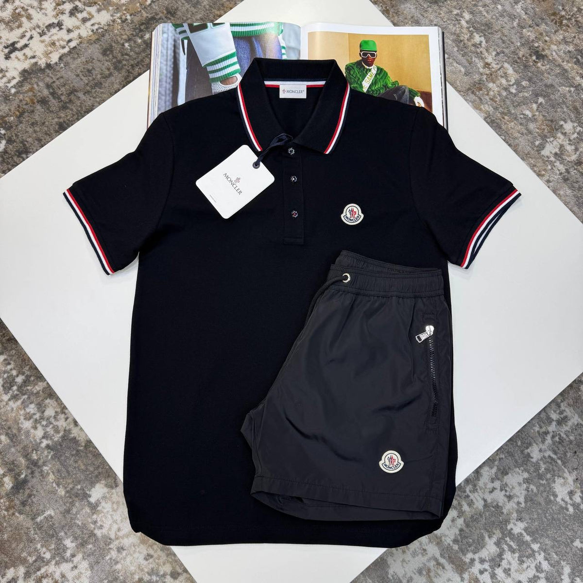 NCLR SHORT SET ALL BLACK