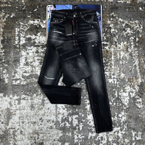DSQD SLIM FIT JEANS BLACK