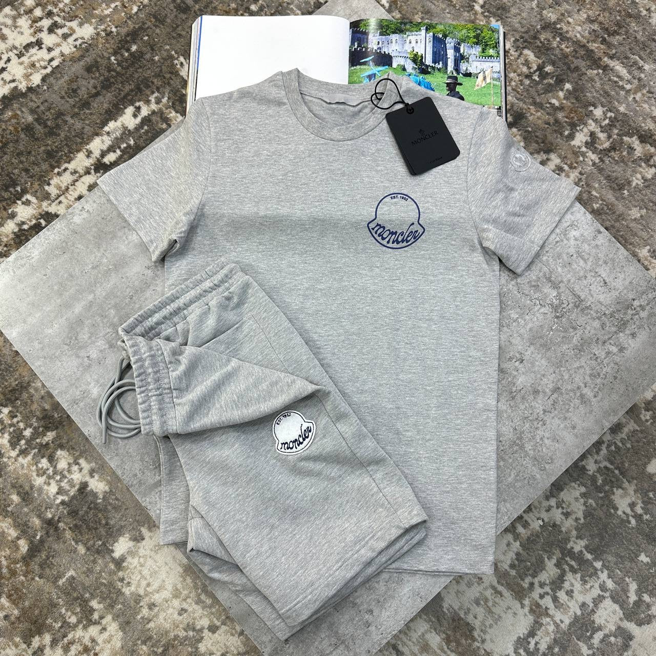 NCLR SHORT SET LIGHT GREY