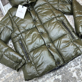 MNCLR FULL PUFFER JACKET-BROWN/BLACK