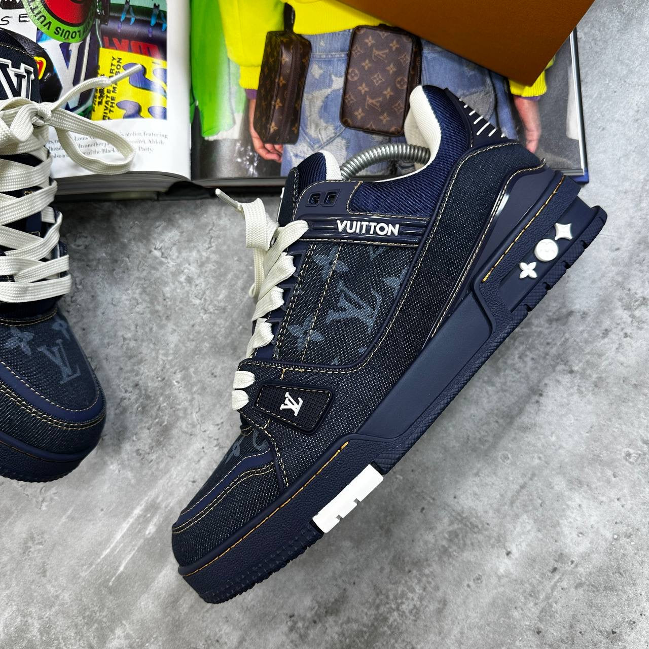 LVE TRAINER -NAVY|WHITE