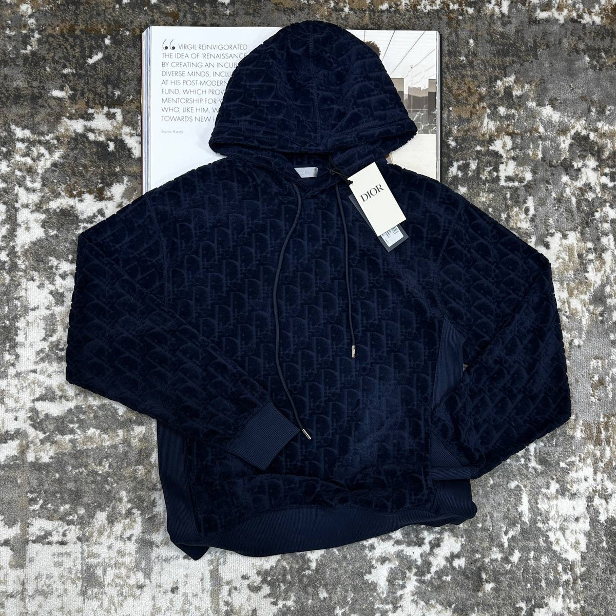 DOR ZIP HOODIE NAVY