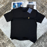 LV FRONT MINI LOGO TSHIRT BLACK