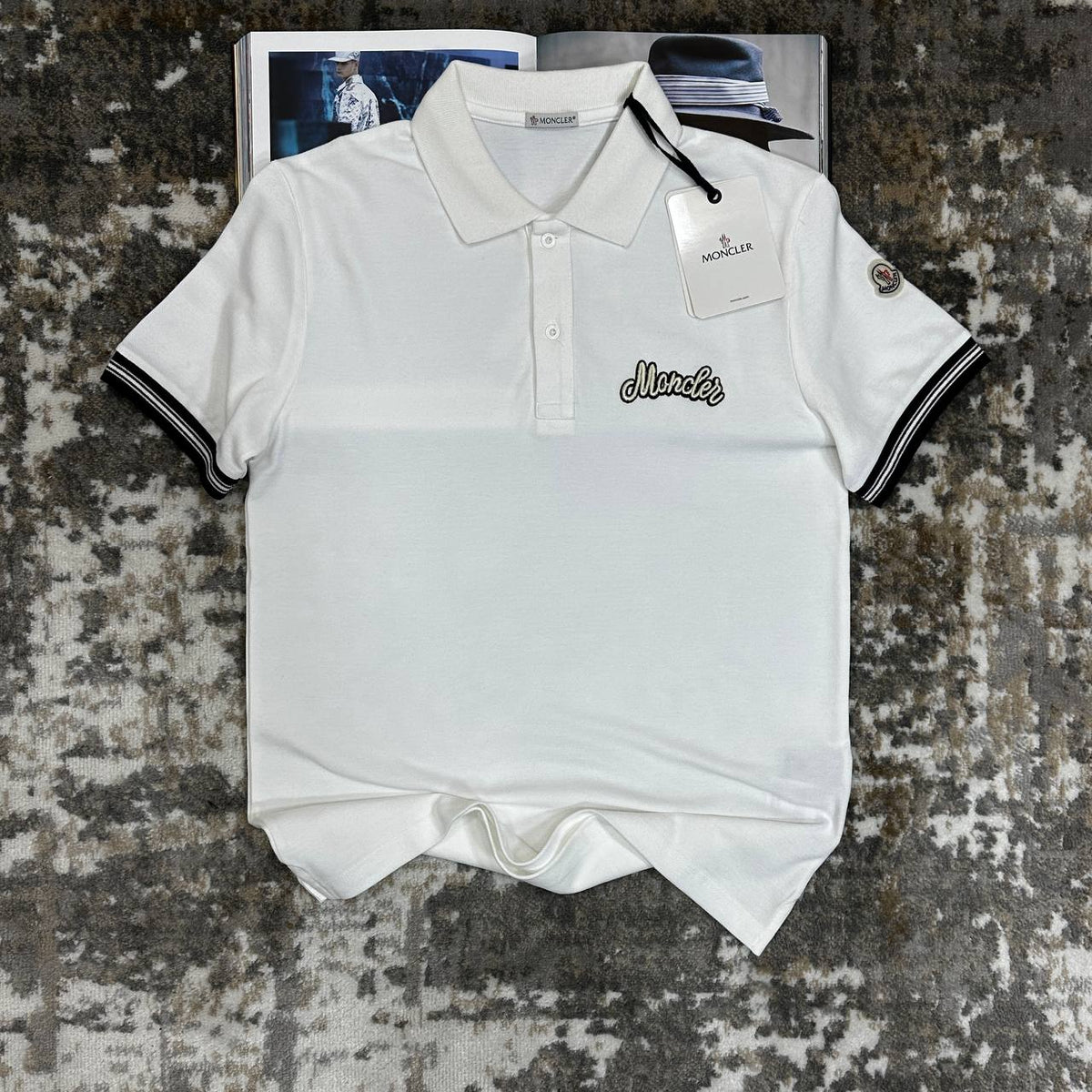 MNCLR POLO- WHITE