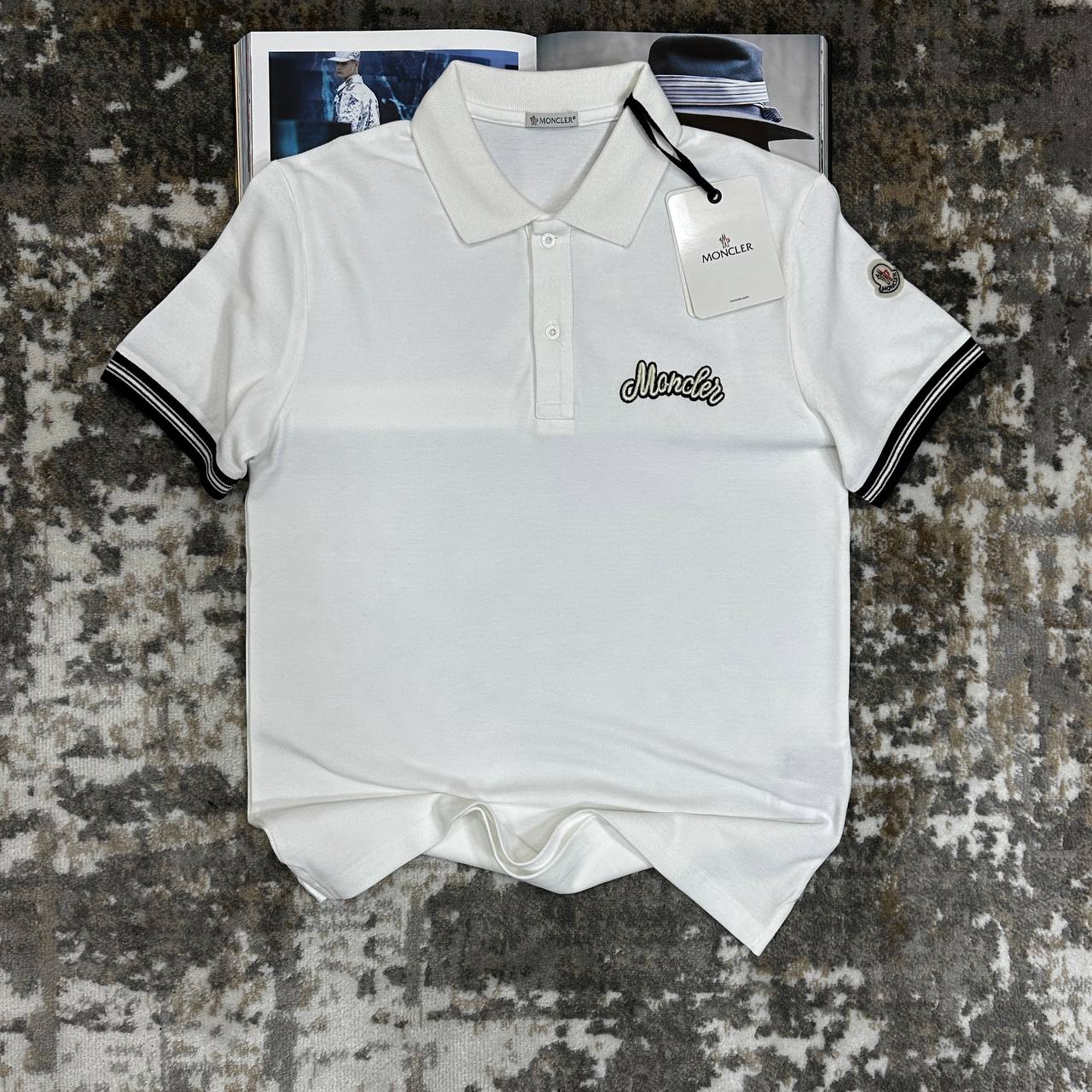 MNCLR POLO- WHITE