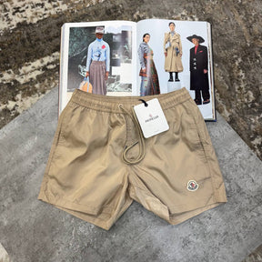 NCLR BACK ZIP SWIM SHORT BEIGE