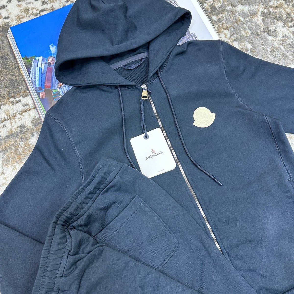 MNCLR TRACKSUIT BIG MONOGRAM NAVY