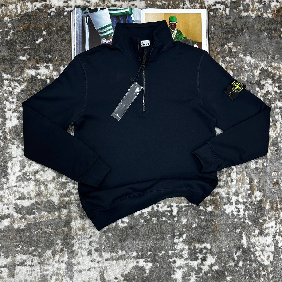 STNE HALFZIP-NAVY