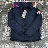 CANDA GOSE FULL PUFFER JACKET-NAVY