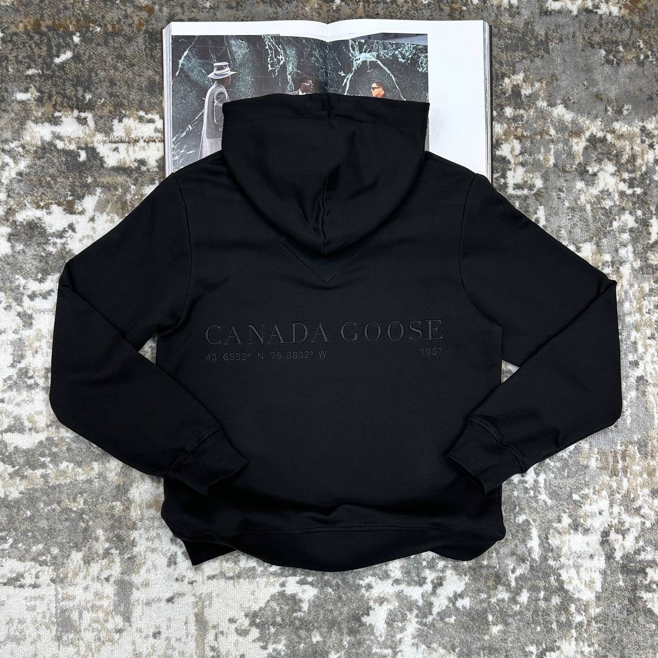 CANDA GOOSE HOODIE BLACK