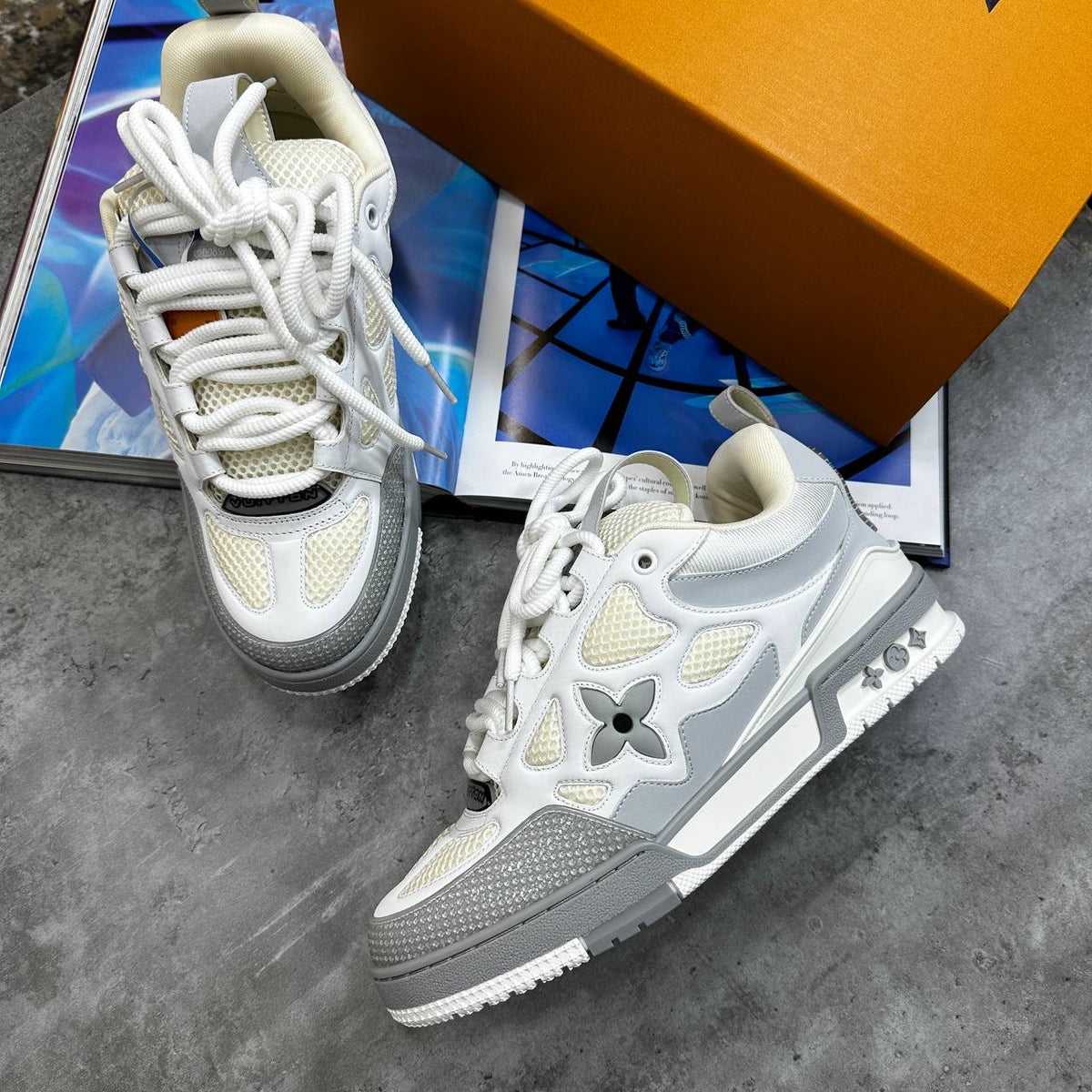 LVE TRAINER -GREY|CREAM