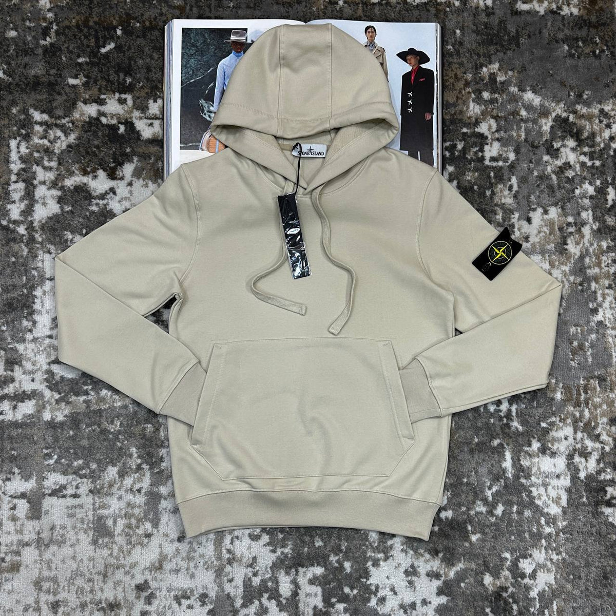 STNE HOODIE-BEIGE