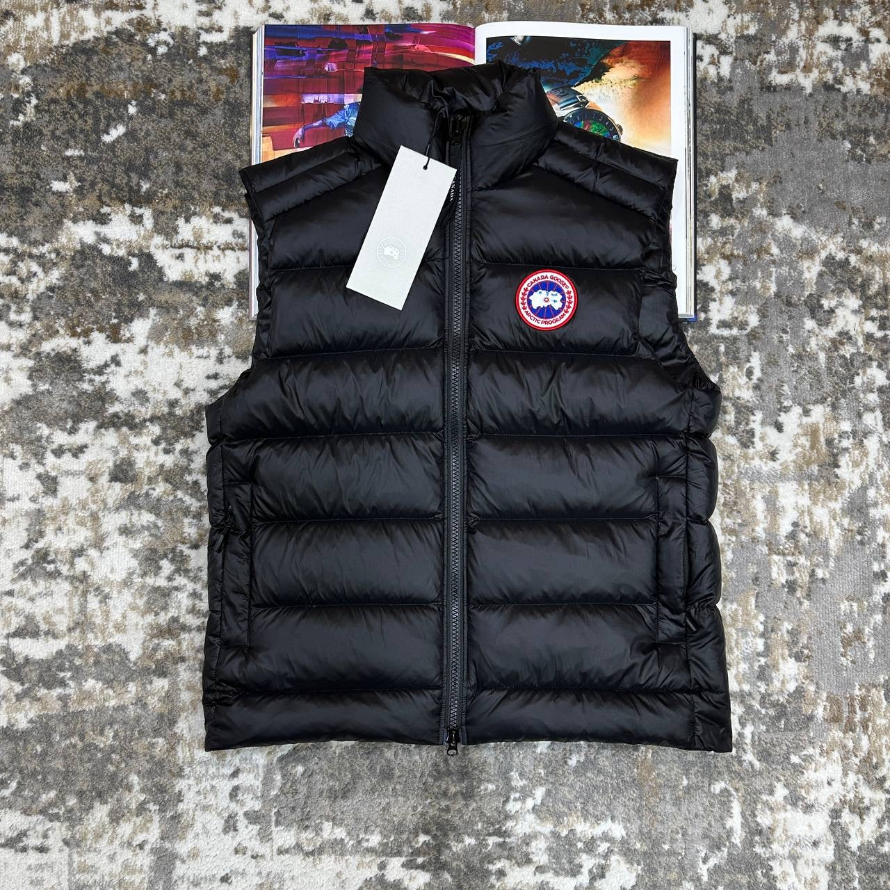 CANDA GOOSE LIGHT WEIGHT BODY WARMER BLACK